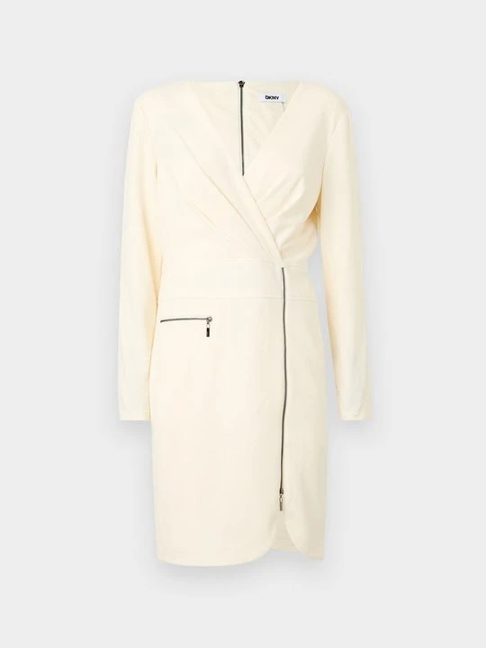 Zdjęcie produktu Sukienka z dżerseju DKNY mleczny