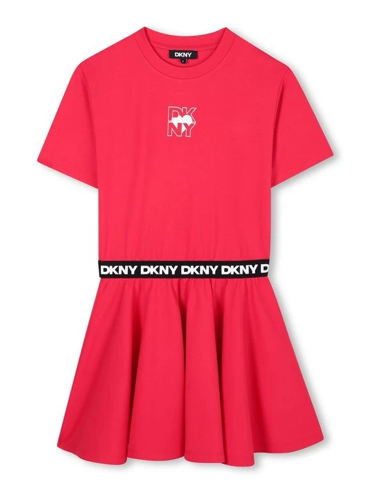 Zdjęcie produktu Sukienka z dżerseju DKNY ciemnoczerwony