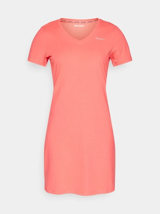 Zdjęcie produktu Sukienka z dżerseju DKNY koralowy