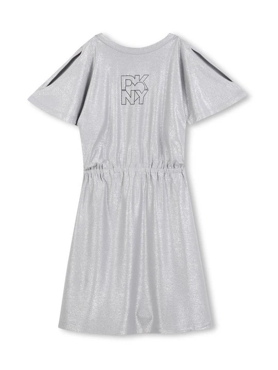 Zdjęcie produktu Sukienka z dżerseju DKNY srebrny