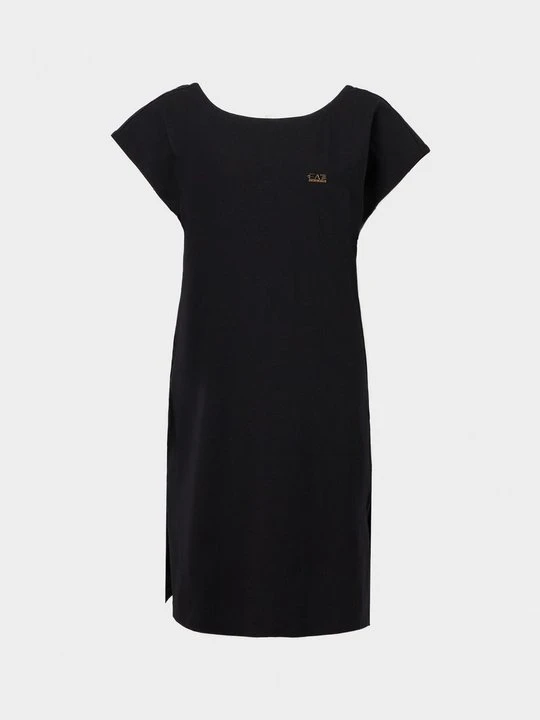 Zdjęcie produktu Sukienka z dżerseju EA7 Emporio Armani czarny