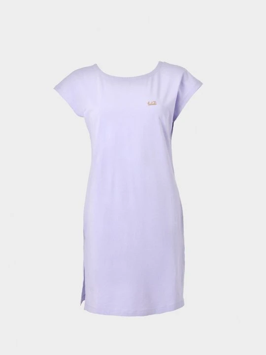 Zdjęcie produktu Sukienka z dżerseju EA7 Emporio Armani liliowy