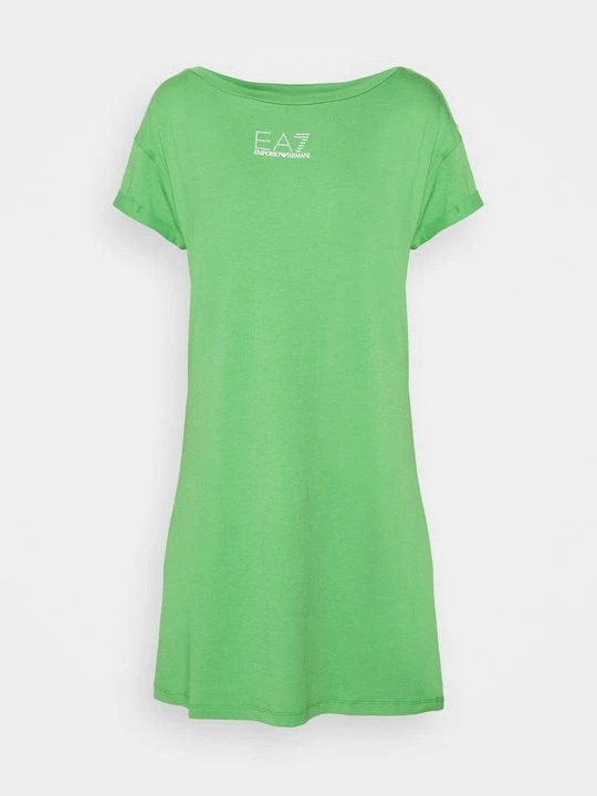 Zdjęcie produktu Sukienka z dżerseju EA7 Emporio Armani zielony