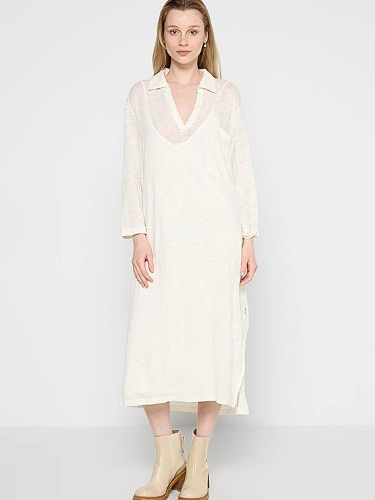 Zdjęcie produktu Sukienka z dżerseju ECOALF mleczny