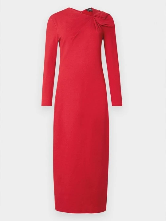 Zdjęcie produktu Sukienka z dżerseju Emporio Armani czerwony