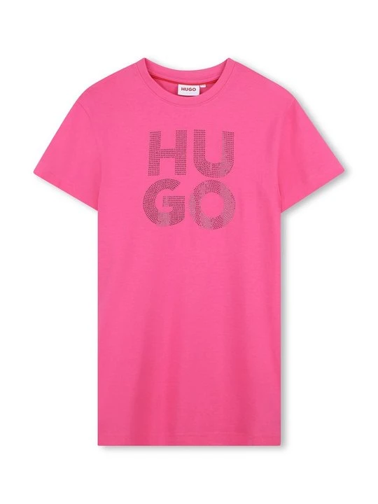 Zdjęcie produktu Sukienka z dżerseju Hugo różowy