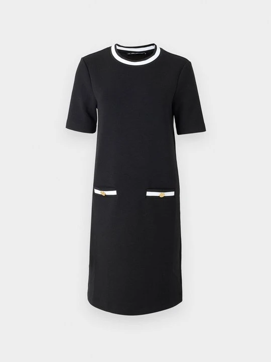 Zdjęcie produktu Sukienka z dżerseju KARL LAGERFELD czarny