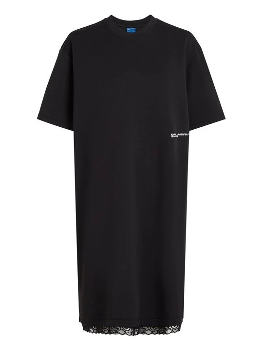 Zdjęcie produktu Sukienka z dżerseju KARL LAGERFELD czarny