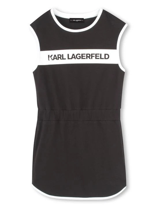 Zdjęcie produktu Sukienka z dżerseju KARL LAGERFELD czarny