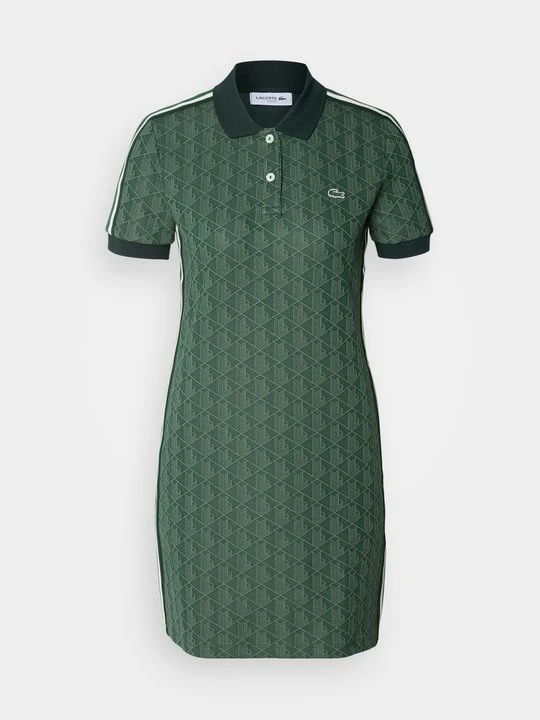Zdjęcie produktu Sukienka z dżerseju Lacoste zielony
