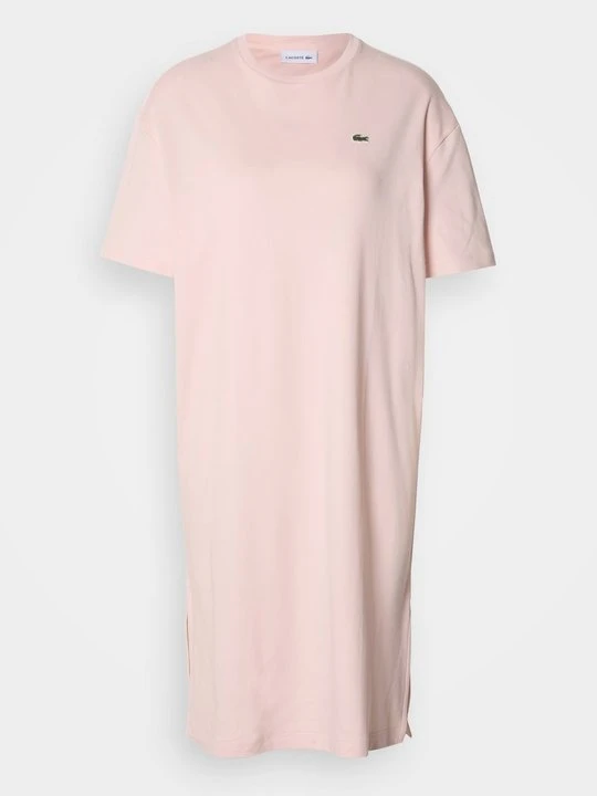 Zdjęcie produktu Sukienka z dżerseju Lacoste jasnoróżowy