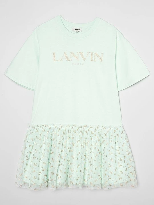 Zdjęcie produktu Sukienka z dżerseju Lanvin zielony
