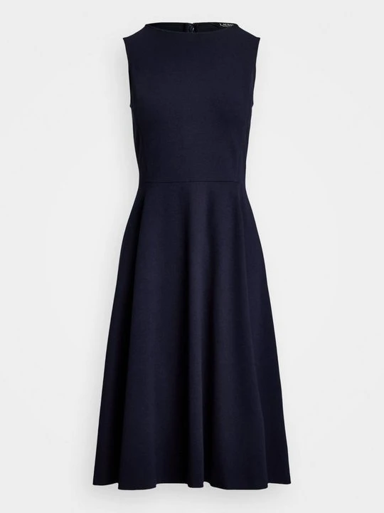 Zdjęcie produktu Sukienka z dżerseju Lauren Ralph Lauren granatowy