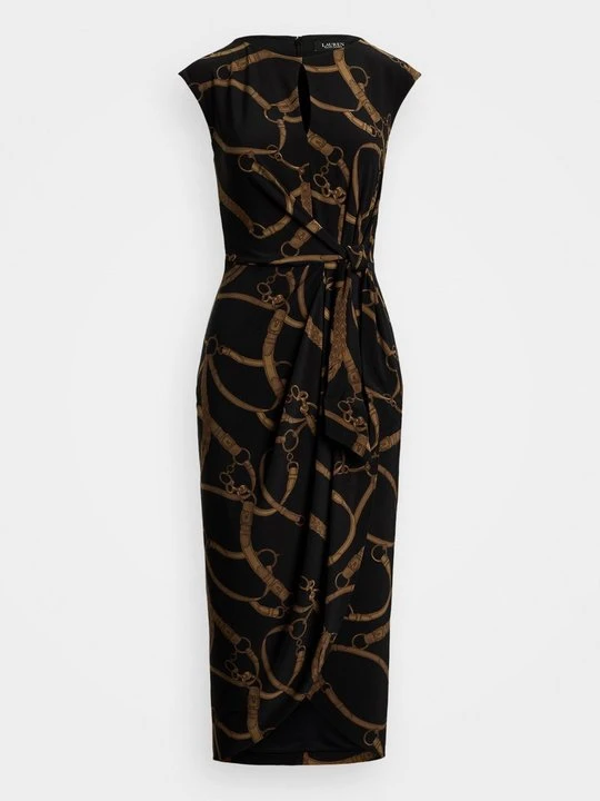 Zdjęcie produktu Sukienka z dżerseju Lauren Ralph Lauren czarny