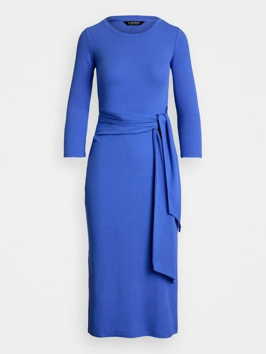 Zdjęcie produktu Sukienka z dżerseju Lauren Ralph Lauren błękit królewski