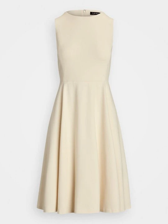 Zdjęcie produktu Sukienka z dżerseju Lauren Ralph Lauren mleczny