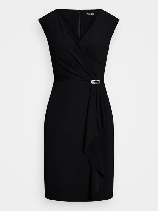Zdjęcie produktu Sukienka z dżerseju Lauren Ralph Lauren czarny