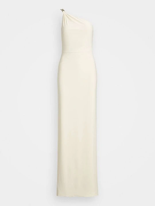 Zdjęcie produktu Sukienka z dżerseju Lauren Ralph Lauren mleczny