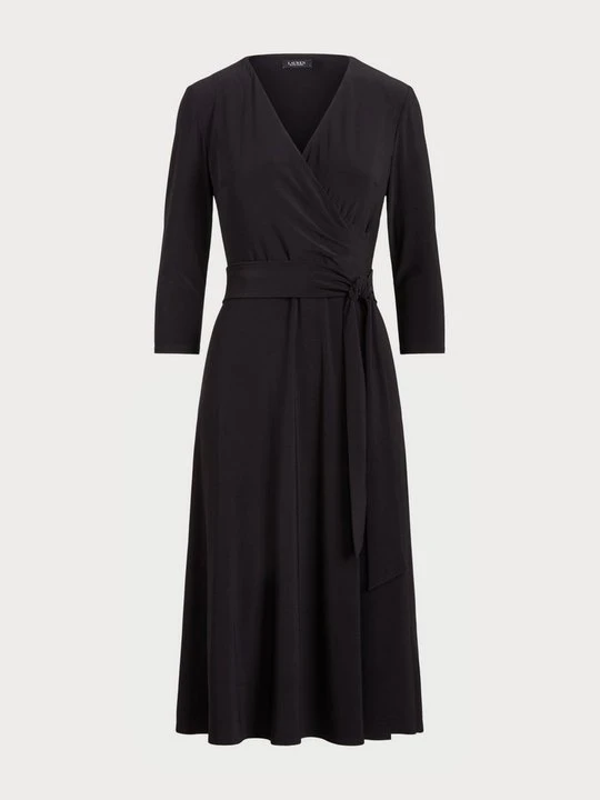 Zdjęcie produktu Sukienka z dżerseju Lauren Ralph Lauren czarny