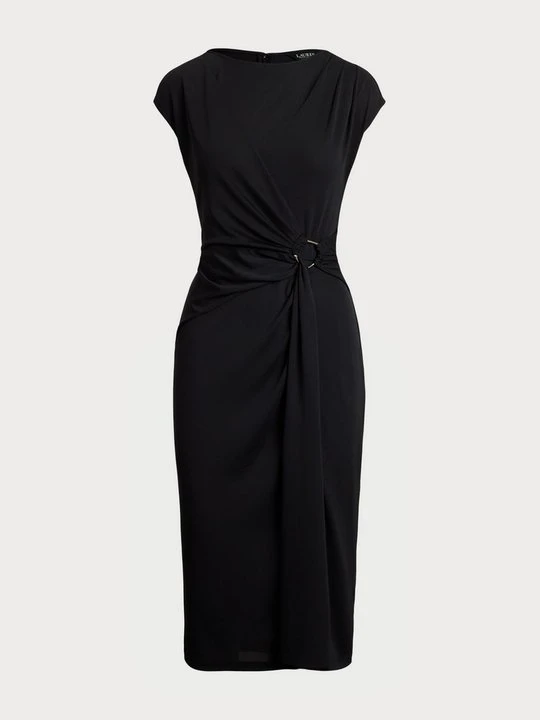 Zdjęcie produktu Sukienka z dżerseju Lauren Ralph Lauren czarny