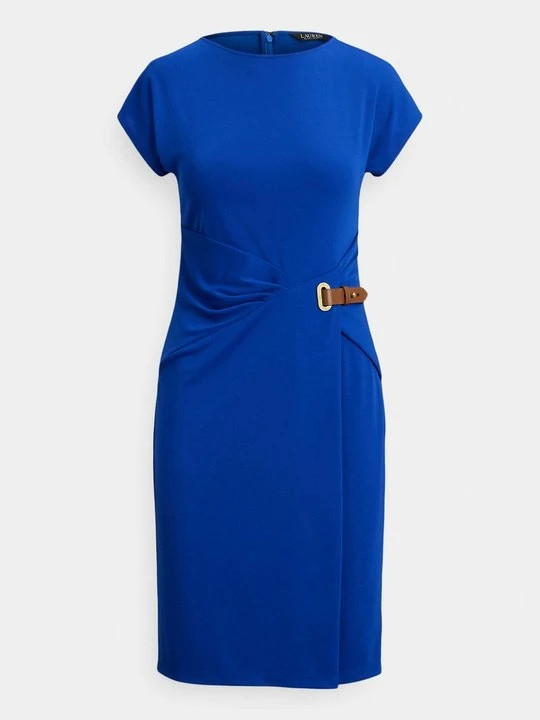 Zdjęcie produktu Sukienka z dżerseju Lauren Ralph Lauren błękit królewski