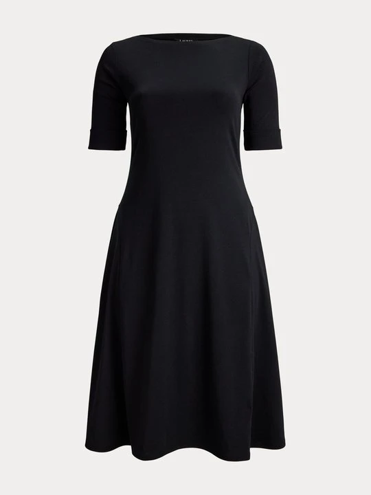 Zdjęcie produktu Sukienka z dżerseju Lauren Ralph Lauren czarny