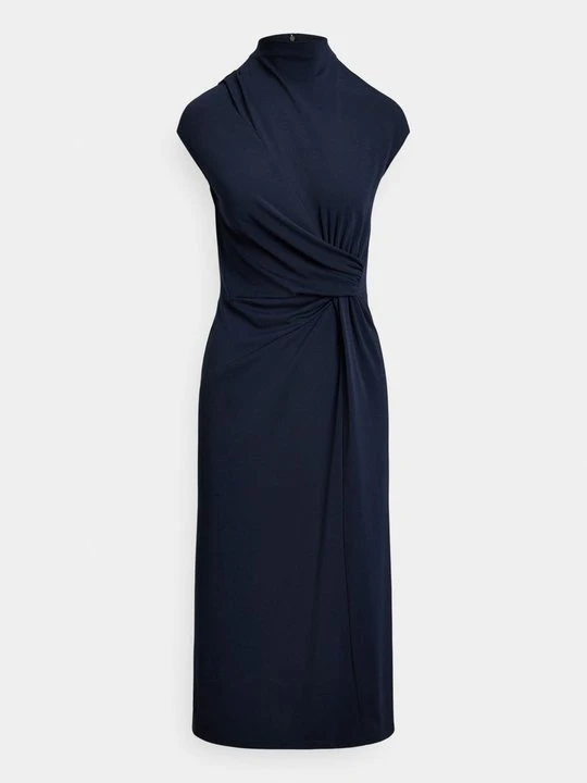 Zdjęcie produktu Sukienka z dżerseju Lauren Ralph Lauren granatowy