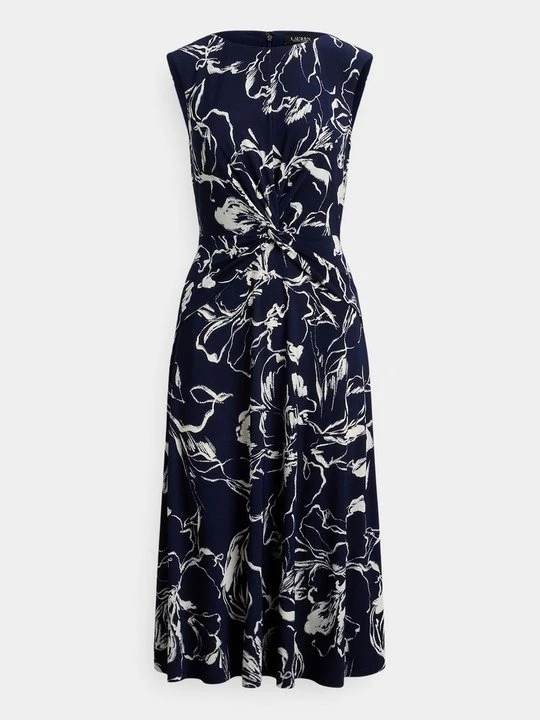 Zdjęcie produktu Sukienka z dżerseju Lauren Ralph Lauren granatowy
