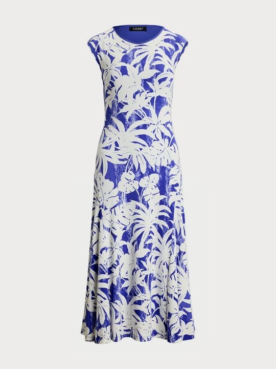 Zdjęcie produktu Sukienka z dżerseju Lauren Ralph Lauren niebieski