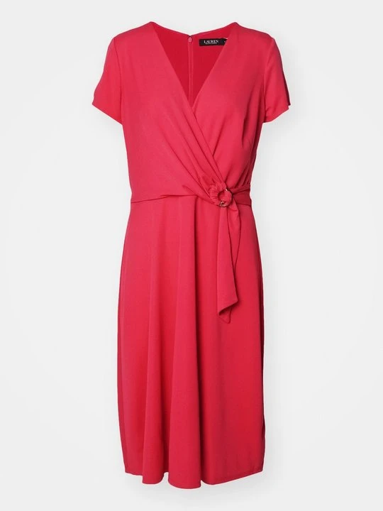 Zdjęcie produktu Sukienka z dżerseju Lauren Ralph Lauren różowy