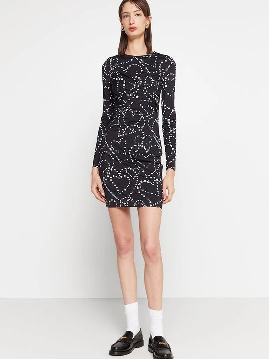 Zdjęcie produktu Sukienka z dżerseju LOVE MOSCHINO czarny