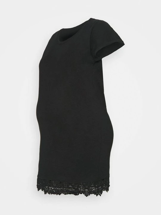 Zdjęcie produktu Sukienka z dżerseju Mamalicious czarny