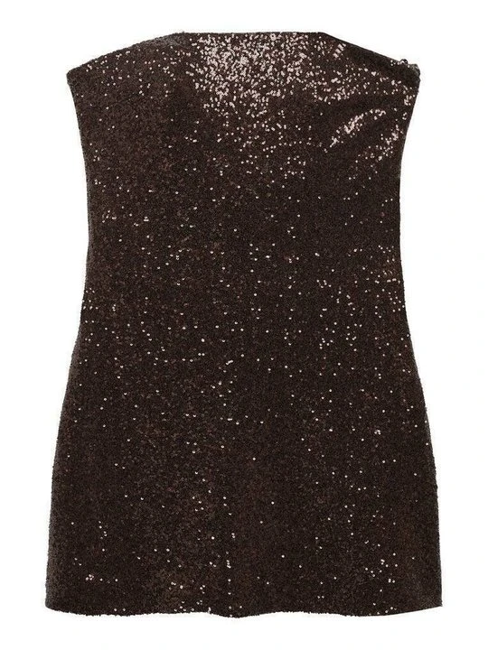 Zdjęcie produktu Sukienka z dżerseju Mango brązowy