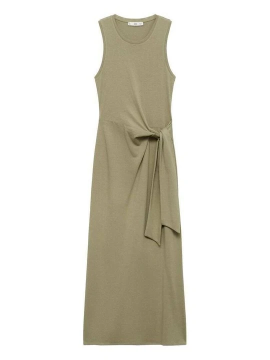 Zdjęcie produktu Sukienka z dżerseju Mango khaki