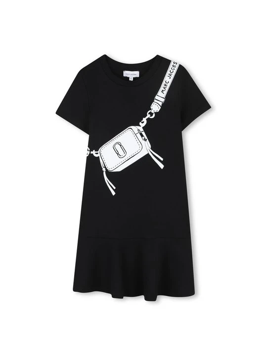 Zdjęcie produktu Sukienka z dżerseju MARC JACOBS KIDS czarny