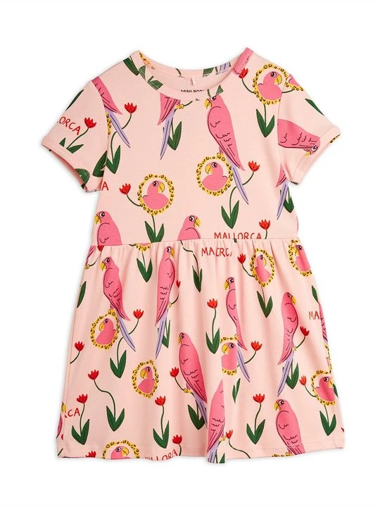 Zdjęcie produktu Sukienka z dżerseju Mini Rodini różowy