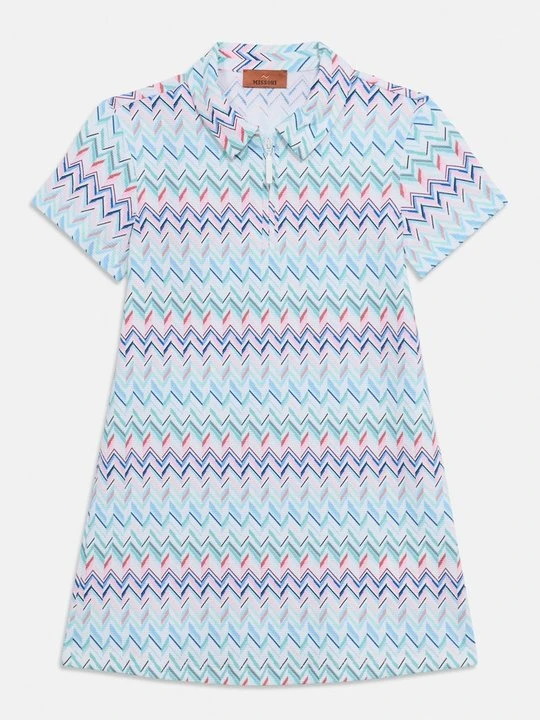 Zdjęcie produktu Sukienka z dżerseju Missoni jasnoniebieski