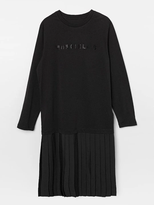 Zdjęcie produktu Sukienka z dżerseju MM6 Maison Margiela czarny