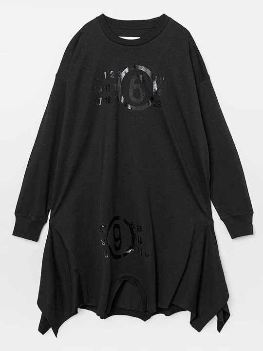 Zdjęcie produktu Sukienka z dżerseju MM6 Maison Margiela czarny