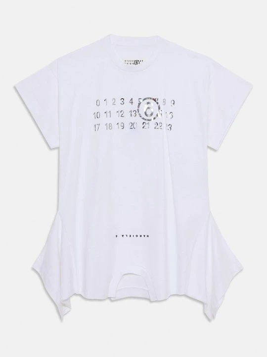 Zdjęcie produktu Sukienka z dżerseju MM6 Maison Margiela biały