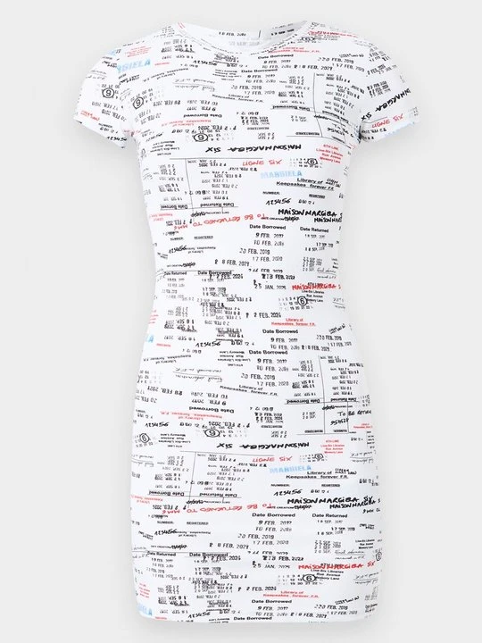 Zdjęcie produktu Sukienka z dżerseju MM6 Maison Margiela biały