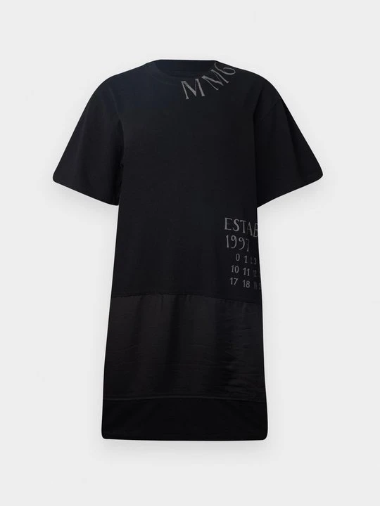 Zdjęcie produktu Sukienka z dżerseju MM6 Maison Margiela czarny