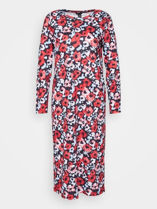 Zdjęcie produktu Sukienka z dżerseju Monki czerwony