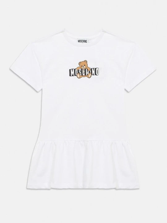 Zdjęcie produktu Sukienka z dżerseju MOSCHINO biały