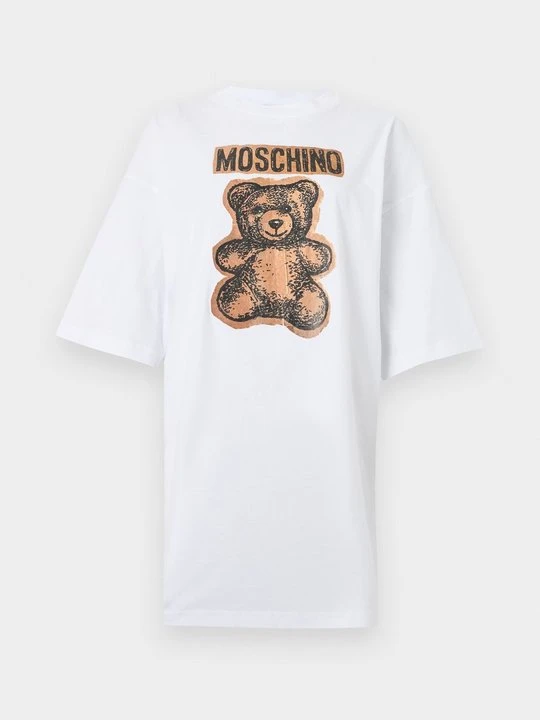 Zdjęcie produktu Sukienka z dżerseju MOSCHINO biały
