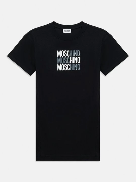 Zdjęcie produktu Sukienka z dżerseju MOSCHINO czarny