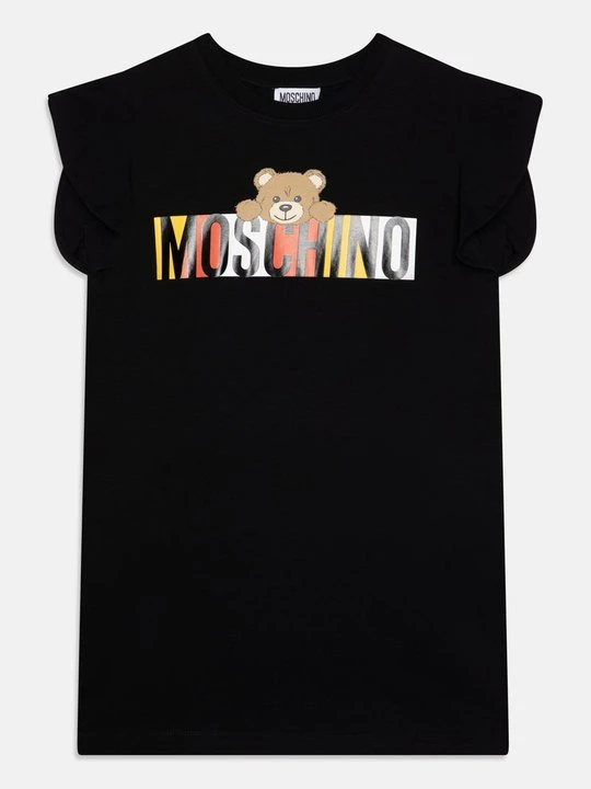 Zdjęcie produktu Sukienka z dżerseju MOSCHINO czarny