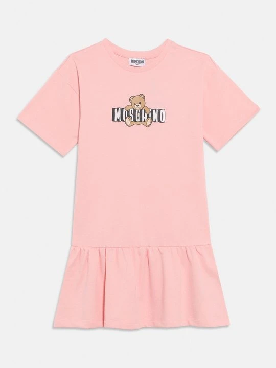 Zdjęcie produktu Sukienka z dżerseju MOSCHINO jasnoróżowy