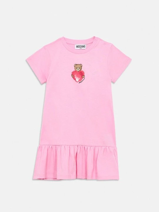 Zdjęcie produktu Sukienka z dżerseju MOSCHINO różowy