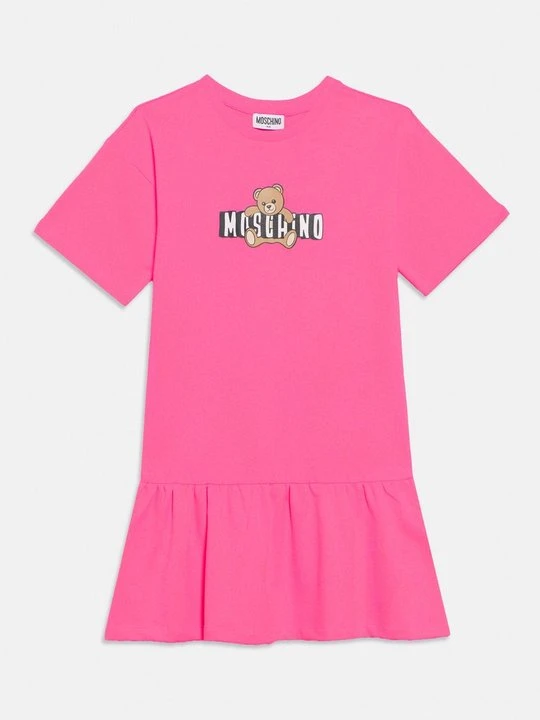 Zdjęcie produktu Sukienka z dżerseju MOSCHINO różowy